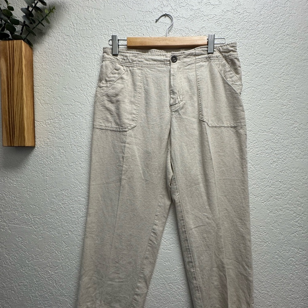 Christopher & Banks Linen Capris